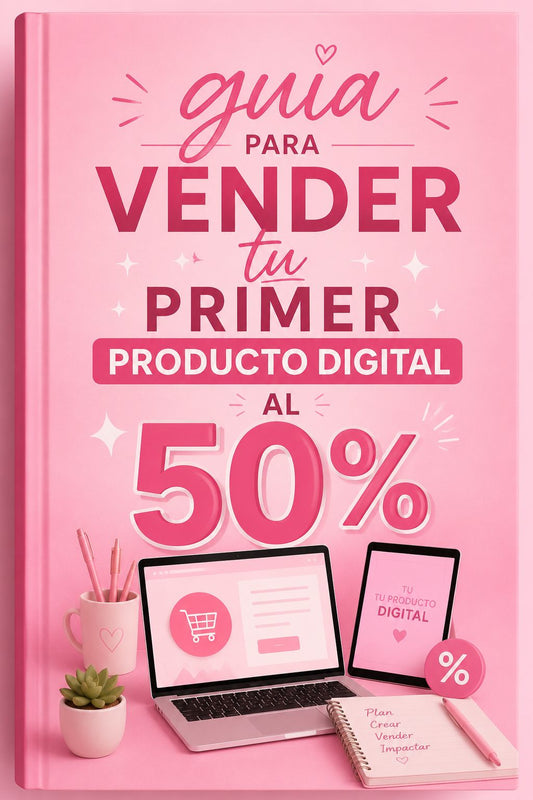 guia exacta para vender tu primer producto digital 50% OFF
